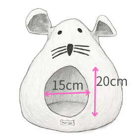 入口のおおまかなサイズです