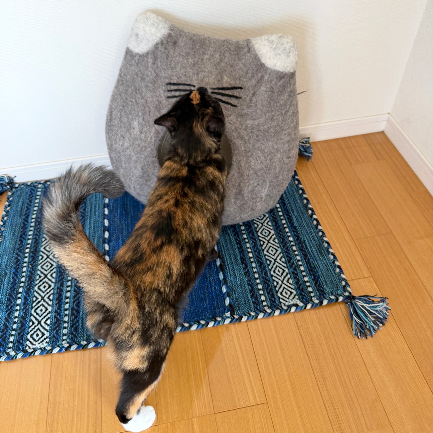 《New》グレージュねこのウーリーちぐら