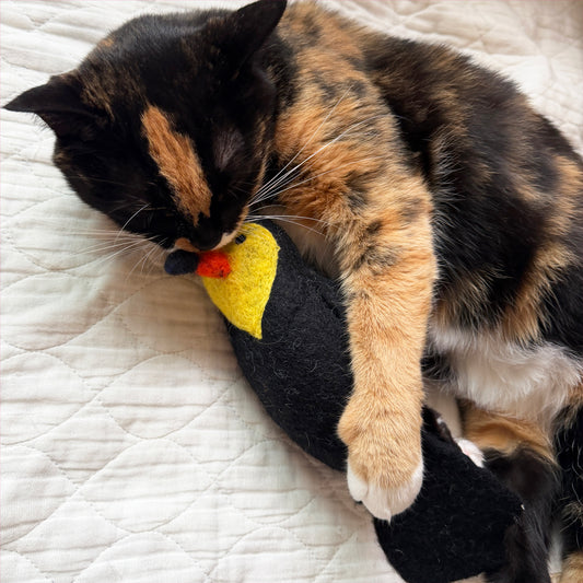 抱きついてかじったり、蹴ったり