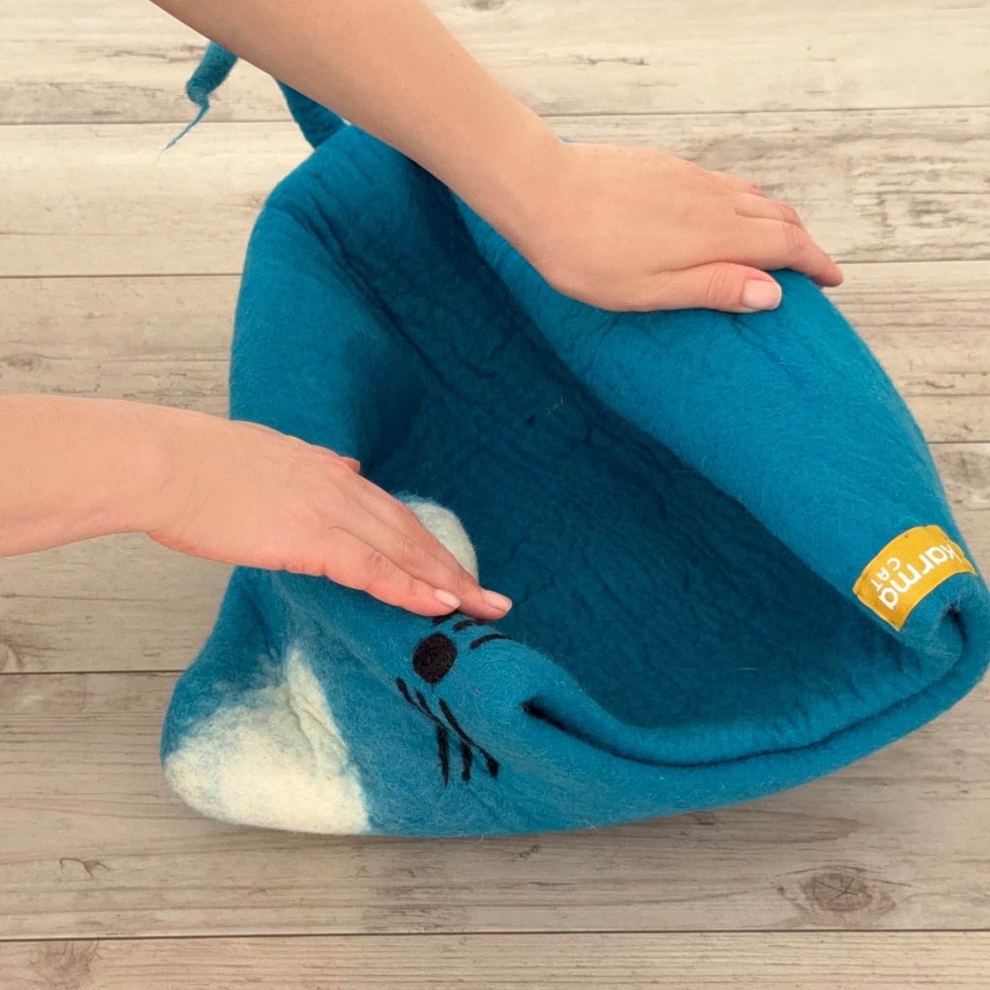 広げて、形を整えてください