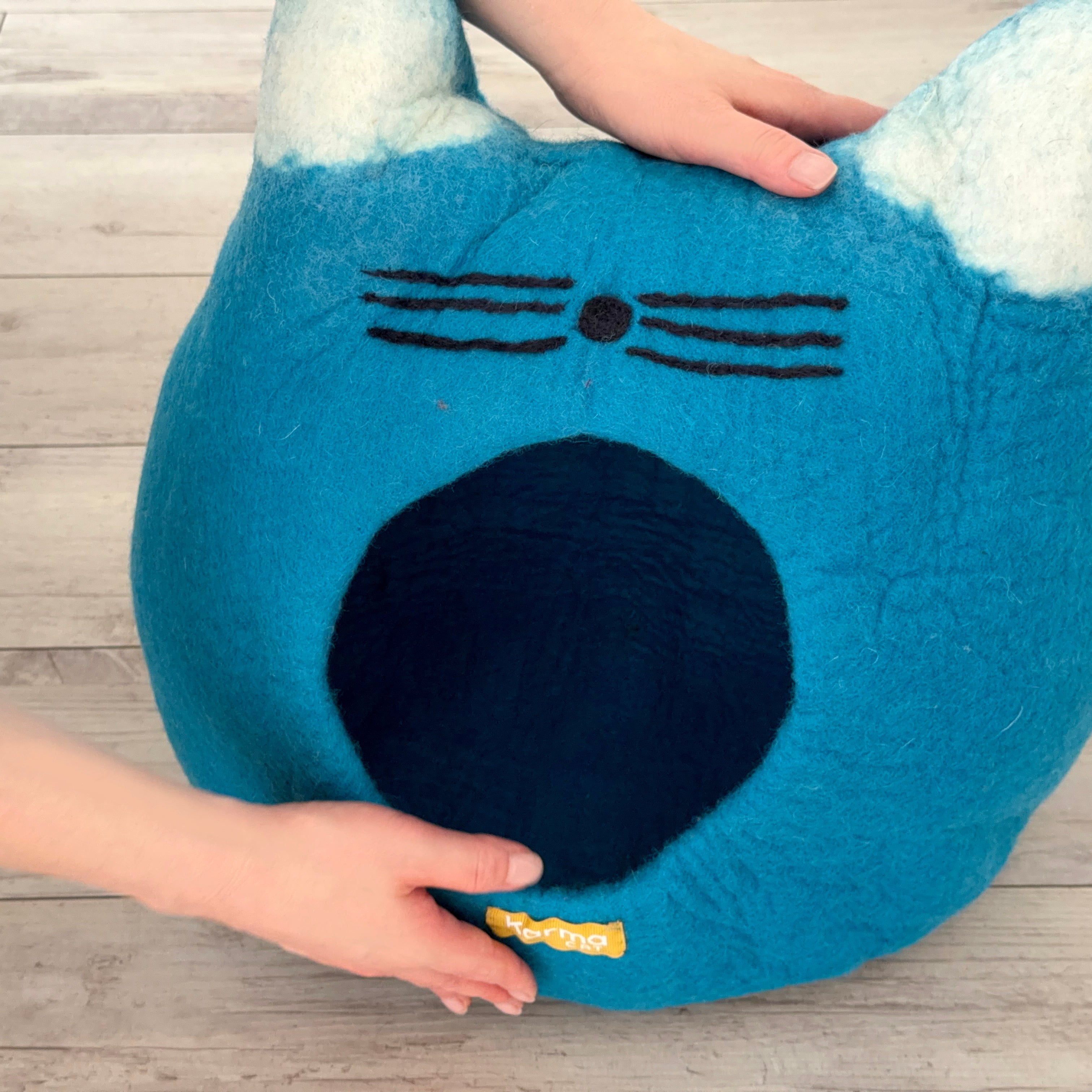 猫ちぐら ねこ｜天然ウール100% 手作り・Tortie (トーティー)