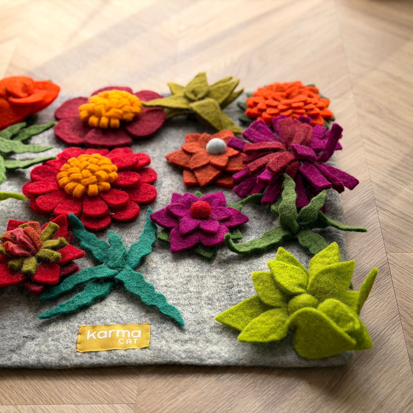 南国フラワーの探検マット