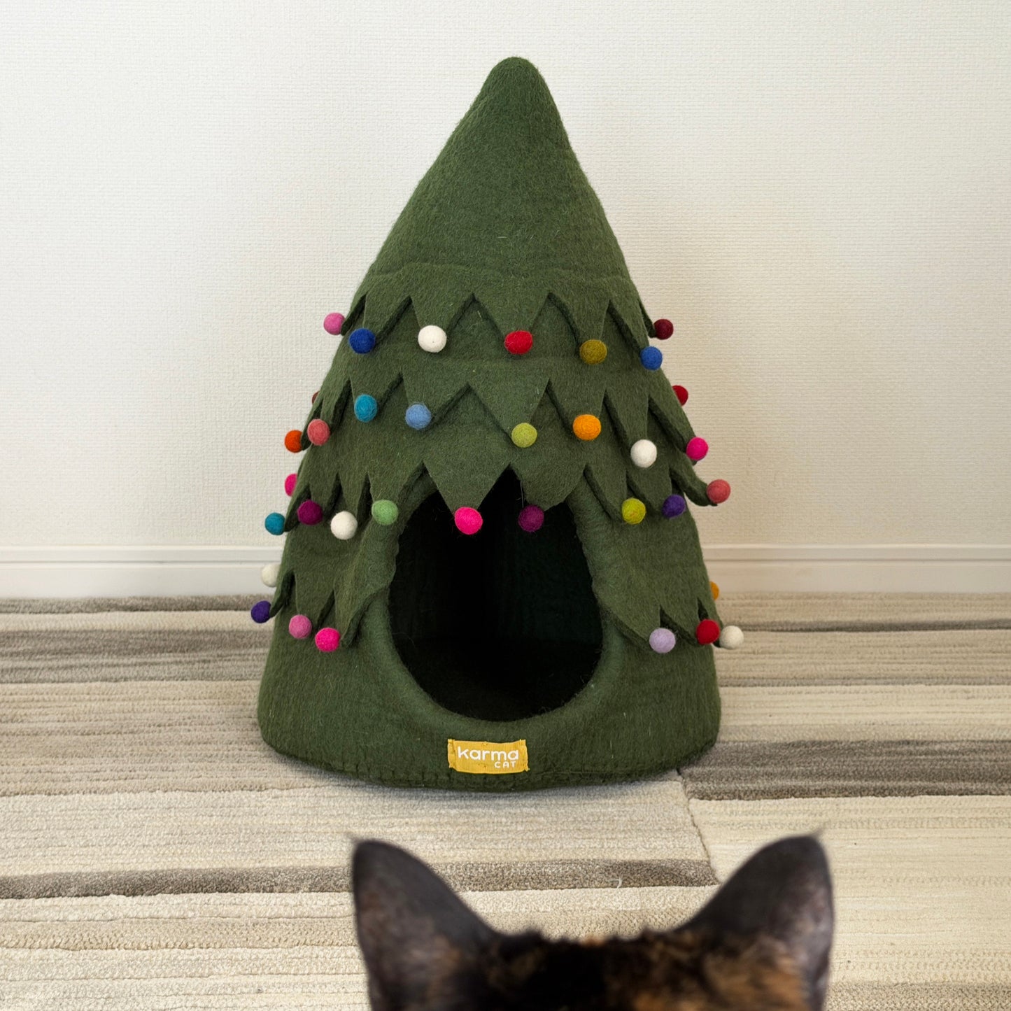 クリスマスツリーのウーリーちぐら