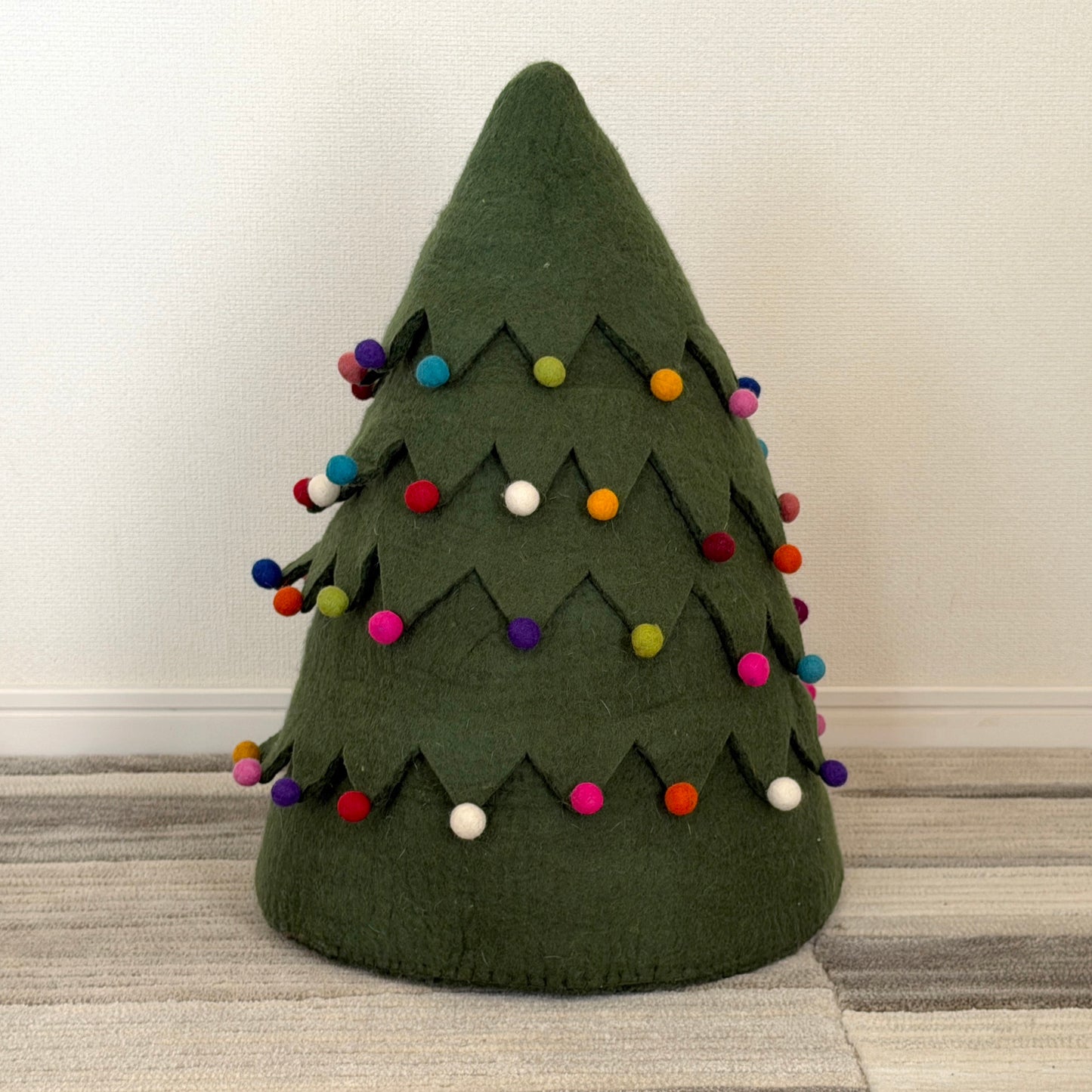 クリスマスツリーのウーリーちぐら