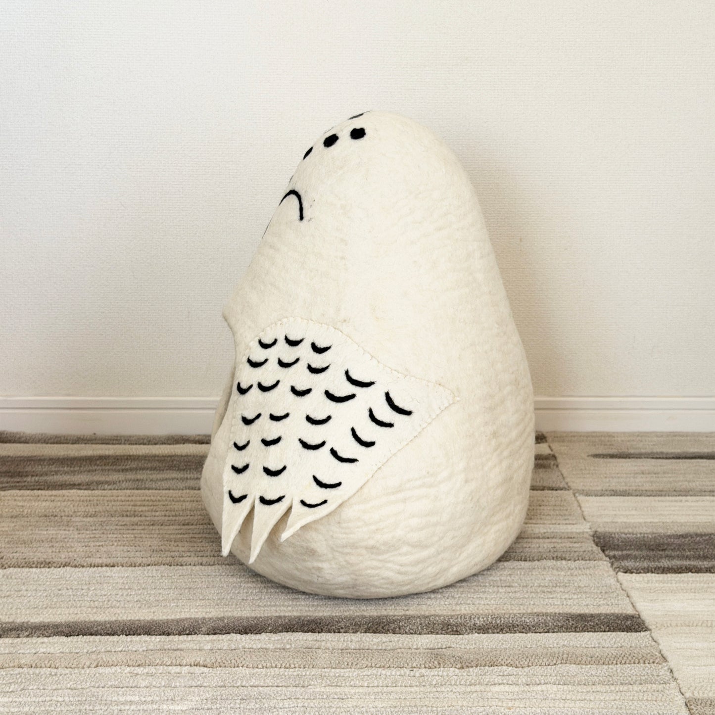 雪ふくろうのウーリーちぐら