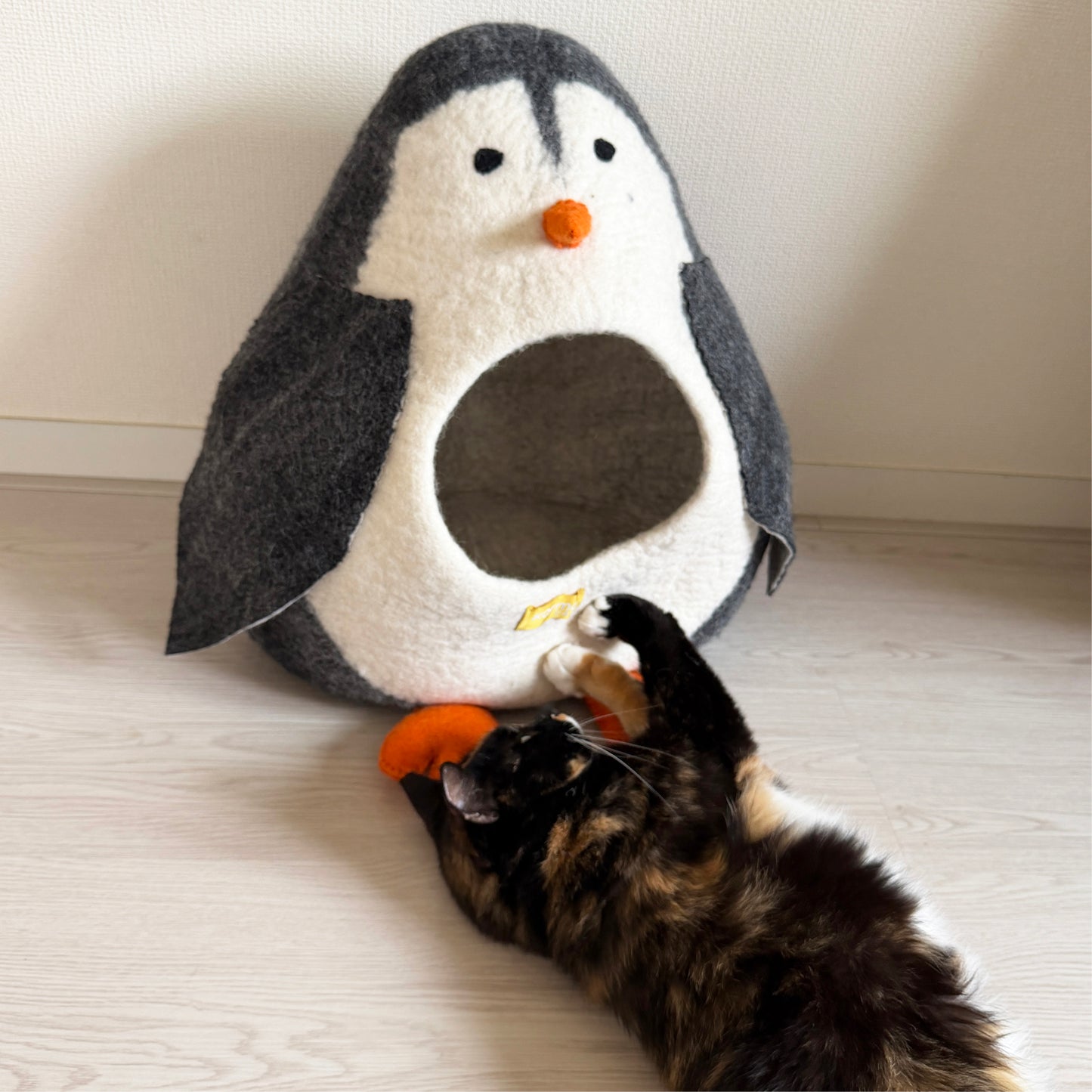 伸びたついでに押してみる