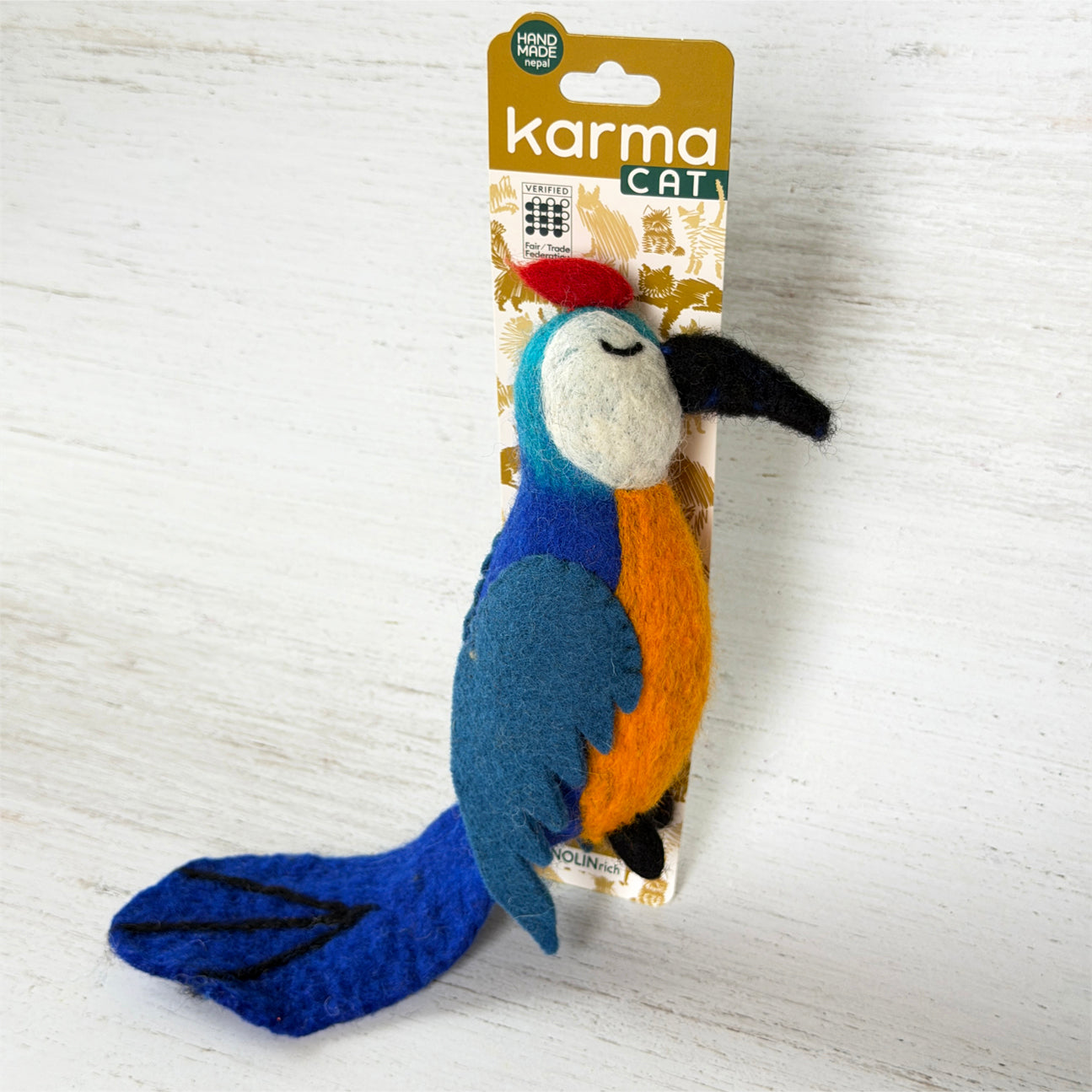 《New》青いオウムのけりけり