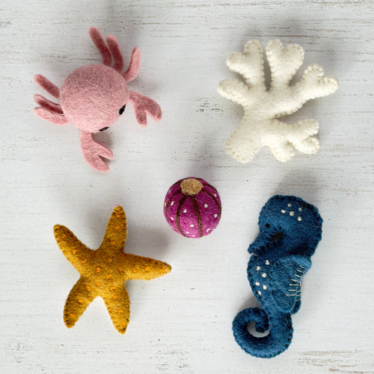 桃色のカニと仲間たちセット例