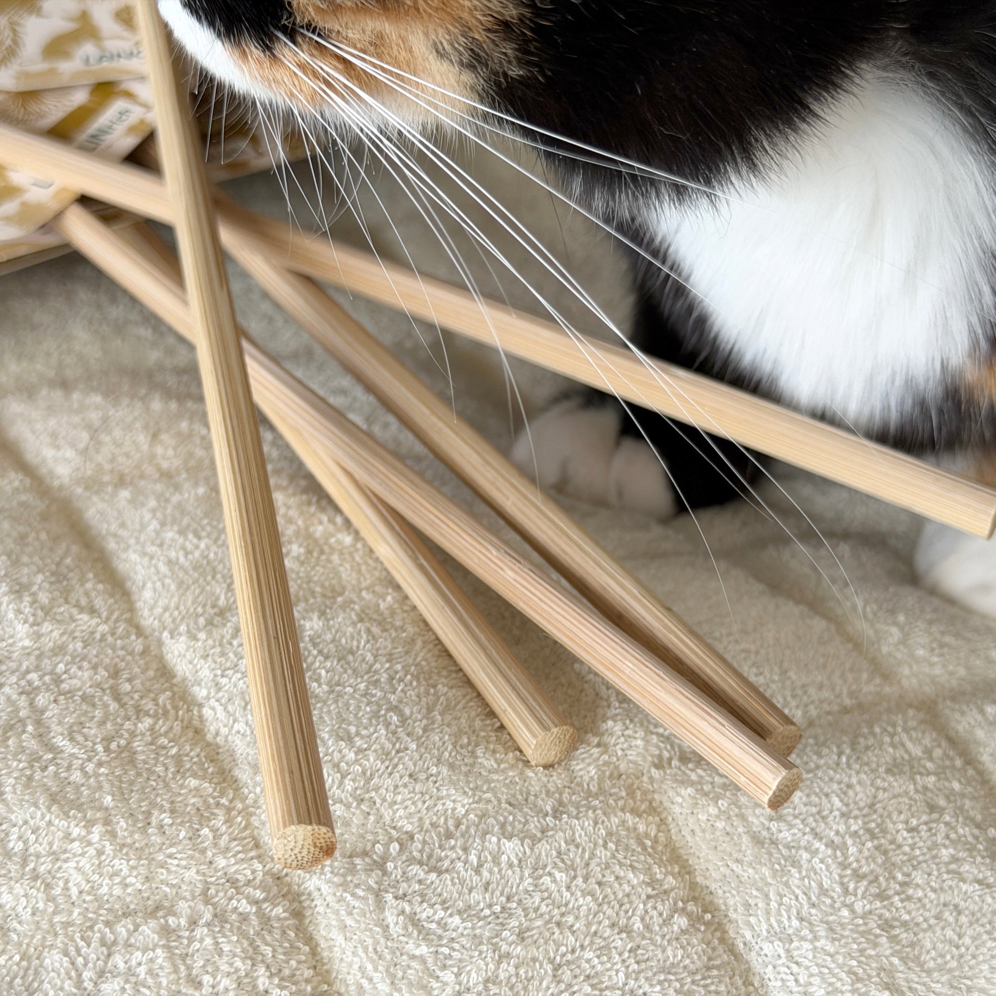 持ち手は軽く丈夫な竹です