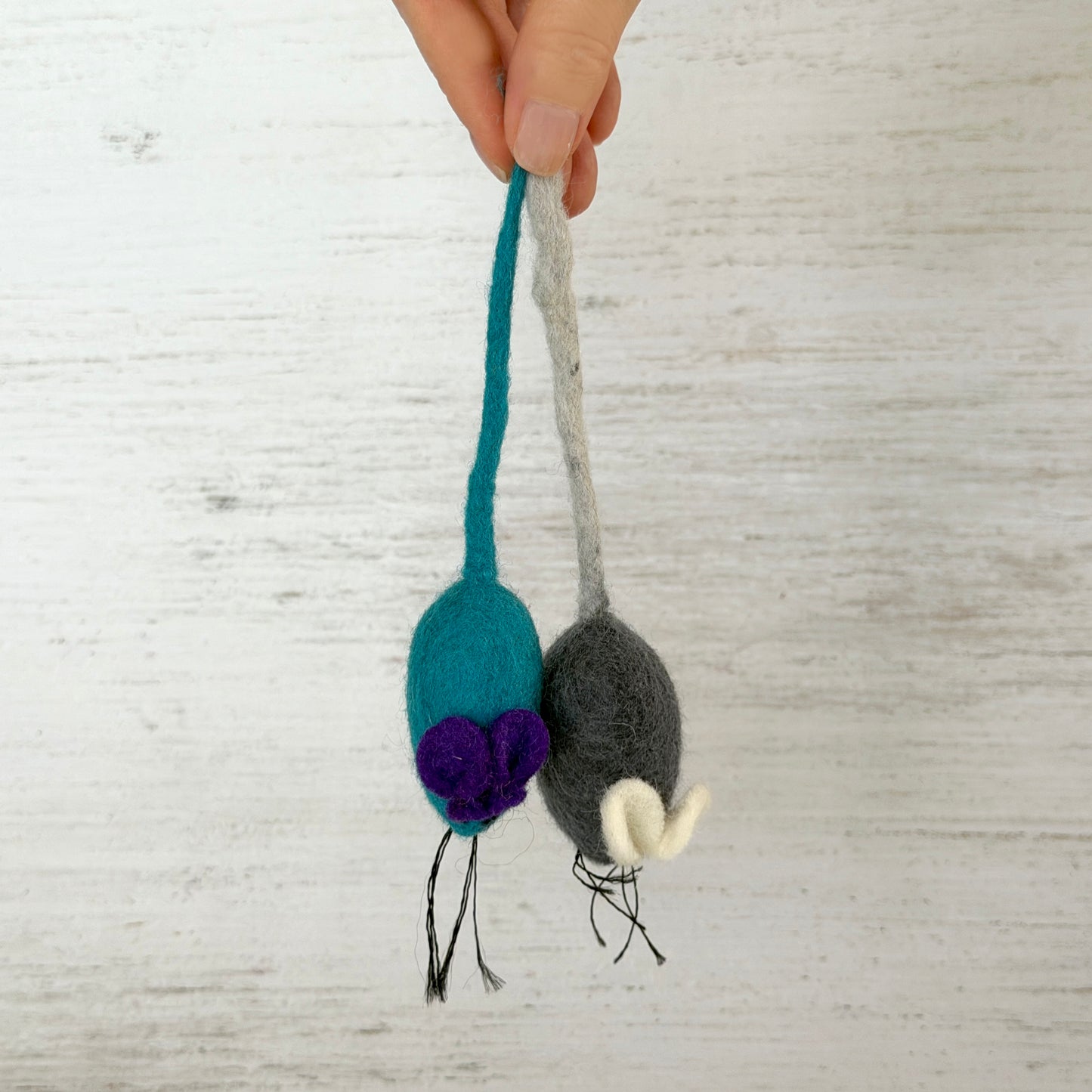 単品で販売しているネズミとの大きさ比較