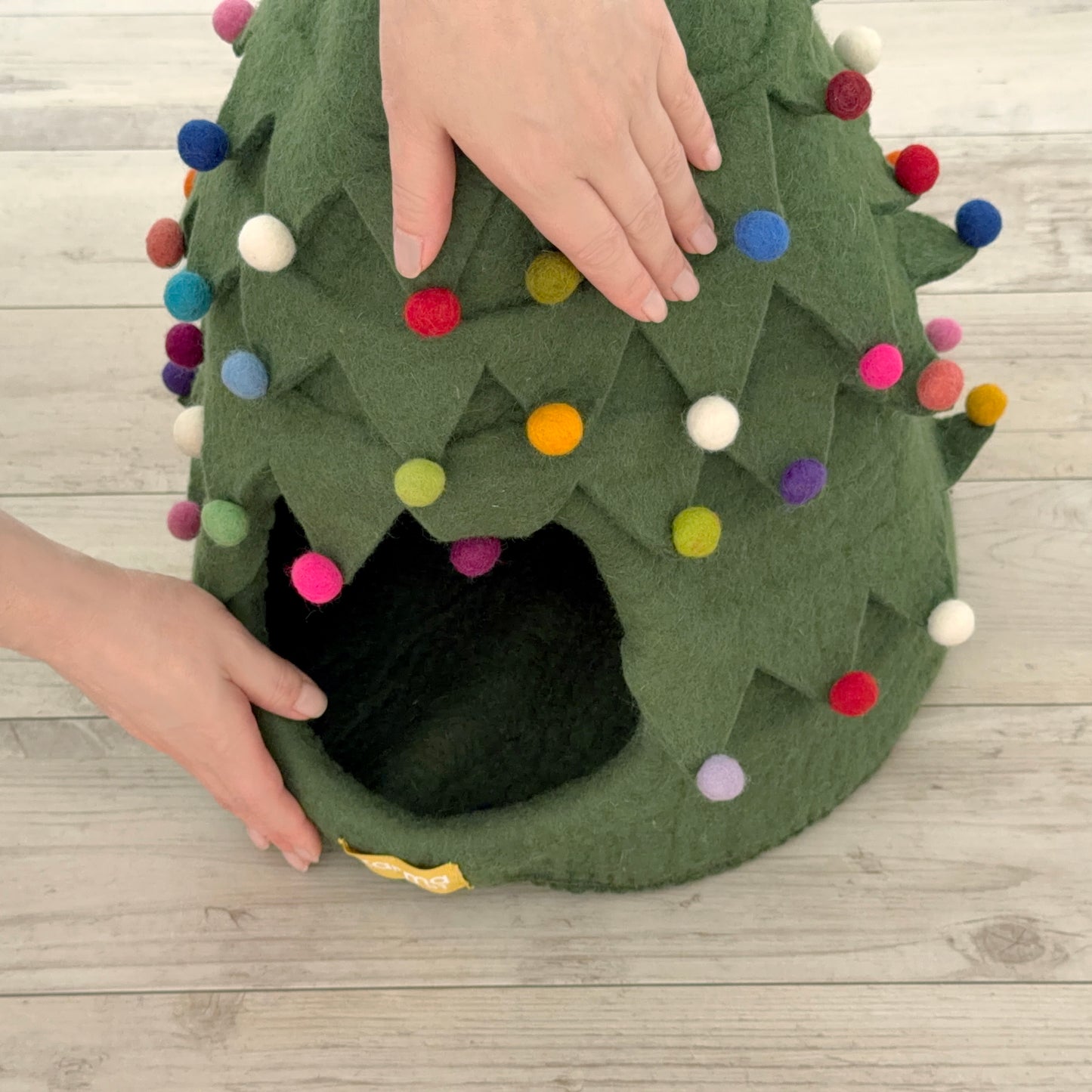 クリスマスツリーのウーリーちぐら