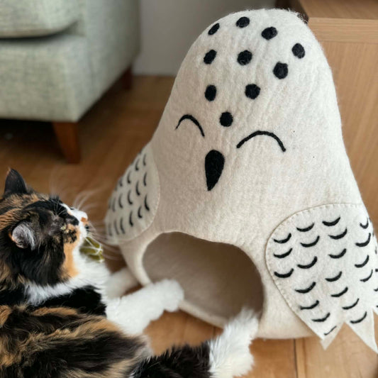 雪ふくろうのウーリーちぐら