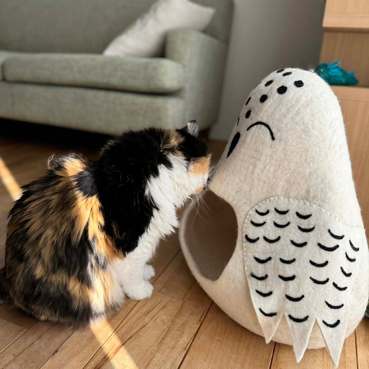 雪ふくろうのウーリーちぐら